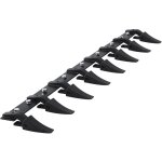 Mophorn - barre  dents de godet de 66 po, barre robuste  8 dents pour chargeur, tracteur, skidsteer, ...