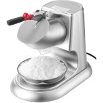 Mophorn broyeur � glace �lectrique avec une capacit� de 100 kg / h, �quip� de 4 lames en acier inoxydable, ...