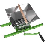 Mophorn - broyeur manuel de fruits et de pommes de 1, 8 gal / 7 l, broyeur en acier inoxydable pour la ...