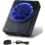 Mophorn - caisson de basses sous si�ge de voiture 10' 440w, caisson de basses mince et aliment� avec ...