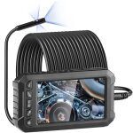 Mophorn - cam�ra endoscopique - triple objectif, c�ble de 49, 2 pieds, �cran de 5 pouces, 1080p, �tanche, ...