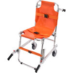 Mophorn chaise deevacuation deescalier 158kg chaise portoir deambulance avec 2 roues fauteuil roulant ...