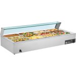 Mophorn chauffe - plat �lectrique � vapeur 1700 w, bain - marie en acier inoxydable avec 12 bacs 1 / ...