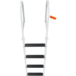 Mophorn - chelle de quai amovible 4 marches, capacit de charge de 500 lb, chelle de bateau en alliage ...
