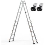 Mophorn - chelle télescopique de 16, 7 pi à cadre en a, échelle extensible compacte en aluminium, échelle ... Mophorn - chelle télescopique de 16, 7 pi à cadre en a, échelle extensible compacte en aluminium, échelle ...