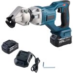 Mophorn cisaille � t�le �lectrique 20 v, outil sans fil avec t�te pivotante � 360�, double lame, pour ...