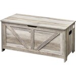 Mophorn - coffre  jouets en bois pour enfants, grande bote de rangement avec couvercle rabattable et ...