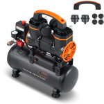 Mophorn - compresseur d'air de 2, 1 gallons, rservoir sans huile de 1, 2 hp, 2, 2 cfm  90 psi, pression ...