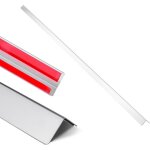 Mophorn corni�re de protection d'angle murale en acier inoxydable 38 x 38 x 2436 mm lot de 10, angle ...