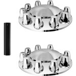 Mophorn - couvre - roues d'essieu avant, couvre - essieu d�me pour semi - remorque, couvre - �crous de ...