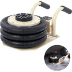 Mophorn - cric pneumatique, sac triple de 3 tonnes / 6600 lb, hauteur de 17, 7 pouces, 6 tuyaux en acier, ...