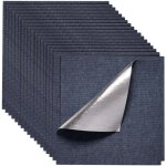 Mophorn dalle de moquette autocollante, 61 x 61 cm, lot de 15, couvrant 5, 6 ?, �paisseur 5 mm, � poils ...