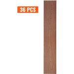 Mophorn - dalles de sol en vinyle autocollantes 36 x 6 pouces, 36 dalles, 2, 5 mm d'paisseur, revtement ...