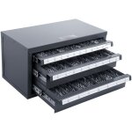 Mophorn - vevor distributeur de forets 27 compartiments etiquetes a - z boite de rangement pour forets ...