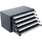 Mophorn - vevor distributeur de forets 60 compartiments etiquetes 33 / 64 a 63 / 64 po boite de rangement ...