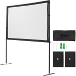 Mophorn �cran de projection 203, 2 cm avec pieds, toile portable anti - froissement, angle de vision ...