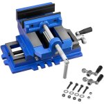 Mophorn �tau crois� pour perceuse � colonne, largeur de m�choire 101, 6 mm, �tau robuste en fonte avec ...