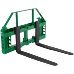 Mophorn fourches � palettes pour chargeuses compactes avec cadre de 1270 mm, fourches de 1065 mm, capacit� ...