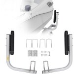 Vevor guides de remorques de bateaux 52cm largeur reglable de 19 cm guide de mise a l?eau galvanisee ...