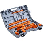 Mophorn - kit d'alimentation portable 12 tonnes, cric hydraulique avec tuyau d'huile de 55 pouces, kit ...