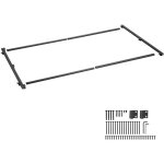 Mophorn - kit de construction de portail, r�glable pour ouvertures de 60 � 96 po, hauteur de 6 � 7 pi, ...