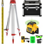 Mophorn kit laser vert rotatif, port�e de 500 m, tr�pied de 1, 65 m, niveau laser de 5 m, construction ...