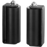 Mophorn kit de portail coulissant, kit de quincaillerie pour portail roulant de 6 po avec support de ...