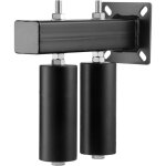 Mophorn - kit de portail coulissant, quincaillerie de roulement de 6 po avec support en t, rouleaux coulissant ...