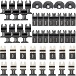 Kit scie a outil oscillant 7 types de lames lame outil multifonction oscillante acier inoxydable lames ...