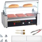 Mophorn machine de cuisson lectrique  12 rouleaux pour hot - dogs dosseret et tagre  5 rouleaux ...