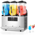 Mophorn - machine  granit commerciale 12lx3, machine  boissons glaces  triple rservoir, machine ...