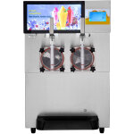 Mophorn - machine  granit commerciale  double bol 8 l / 2, 1 gal, machine  boissons glaces pour ...