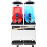 Mophorn machine � granit� avec r�servoirs 2x15 l, appareil en acier inoxydable pour boissons glac�es, ...