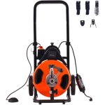 Mophorn - machine de nettoyage de drain �lectrique tari�re de drainage de 100 pi x 3 / 8 po avec alimentation ...