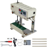 Mophorn machine � sceller � bande continue, largeur de scellage 6 - 12 mm, scelleuse verticale avec impression ...