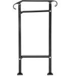Mophorn main courante en fer forg, rampe d'escalier extrieure rglable pour 1 ou 2 marches, main courante ...