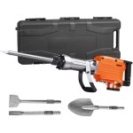 Mophorn - marteau piqueur de demolition 2200w brise - beton electrique avec 4 burins
