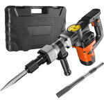 Mophorn - marteau piqueur de demolition casseur de beton 1400w marteau electrique 2 burins