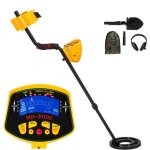 Mophorn - metal detector 3010 waterproof high accuracy lcd display underground detector for adults and ...