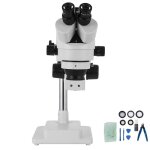 Mophorn - microscope stro trinoculaire simul - focal 3, 5x - 90x, trinoculaire  360 avec perche  ...