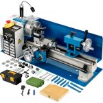 Mophorn - mini tour  mtaux, tour d'tabli 7'x14', tour  travail des mtaux 550 w  vitesse variable ...