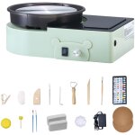 Mophorn mini tour de potier �lectrique avec plateau tournant de 158 mm, rotation avant et arri�re, vitesse ...