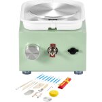Mophorn - mini tour de potier, vitesse rglable de 0  320 tr / min, machine de formage de bassin amovible, ...