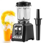 Mophorn mixeur professionnel - mixeur de comptoir professionnel avec bocal en verre de 2 l. mixeur 3 ...