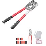 Mophorn - outil de sertissage de cosses de c�ble de batterie , 10 - 1 / 0 awg avec coupe - c�ble et 95 ...