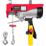 Mophorn - palan electrique capacite de 1320 lb, treuil a fil deacier 1150 w 220 v, hauteur de levage ...