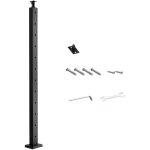 Mophorn - poteau de rampe � c�ble, 42 x 2 x 2 pouces, poteau d'escalier de niveau, paquet de 1, poteau ...