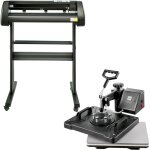 Mophorn presse � chaud 5 en 1 29 x 38 cm et traceur de d�coupe vinyle 870 mm, 1200 w, machine de transfert ...