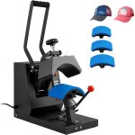 Mophorn - presse  chaud pour casquettes 4 en 1 6 x 3 pouces transfert par sublimation  clapet minuterie ...