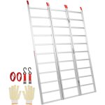Mophorn - vevor rampes de chargement en alu, 0, 7 t, rampe d'acces 3 volets avec sangles de charge, rail ... Mophorn - vevor rampes de chargement en alu, 0, 7 t, rampe d'acces 3 volets avec sangles de charge, rail ...